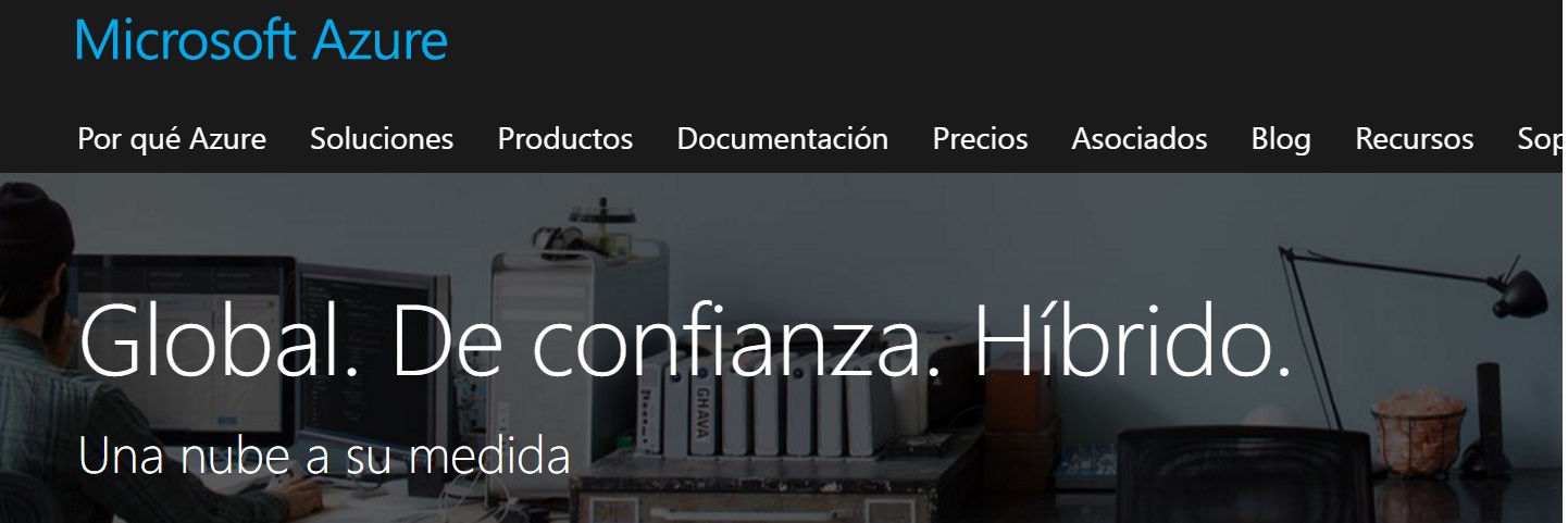 microsoft azure programapublicidad muy grande