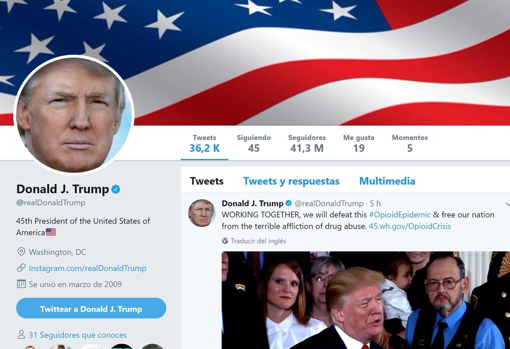 twitter trump, programapublicidad muy grande