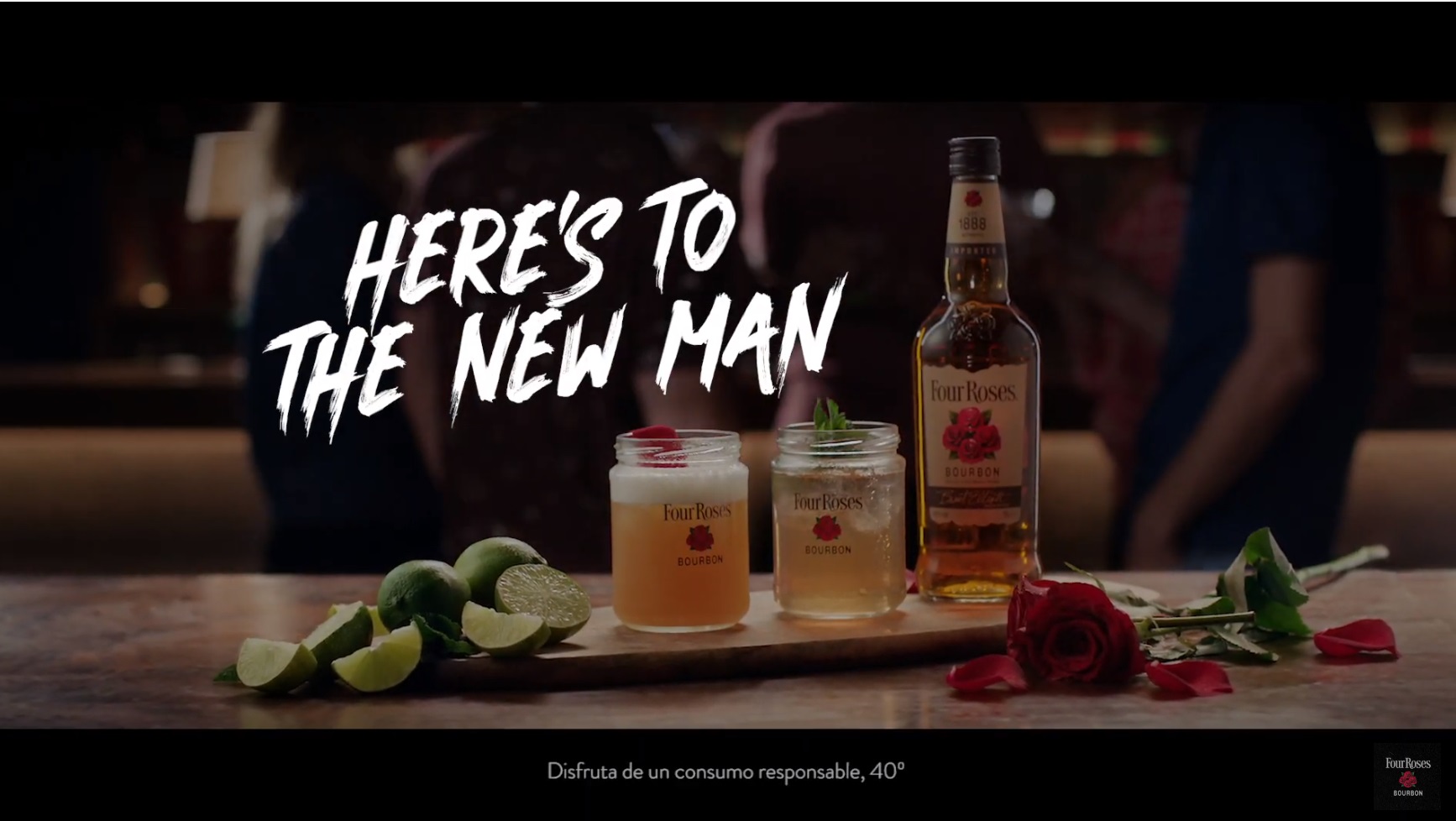 ofensiva, Four Roses Bourbon, Heres , the New Man, programapublicidad,