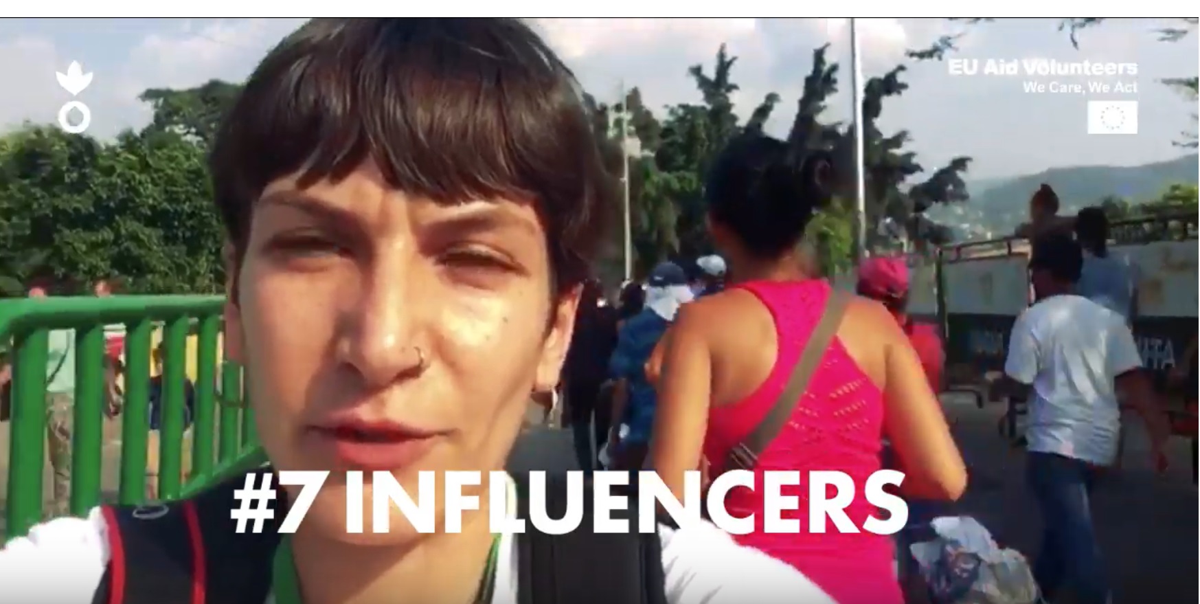 #7INFLUENCERS, Grupo INRED , 7 voluntarios , Acción Contra el Hambre, eu aid volunteers, intro, rogramapublicidad,