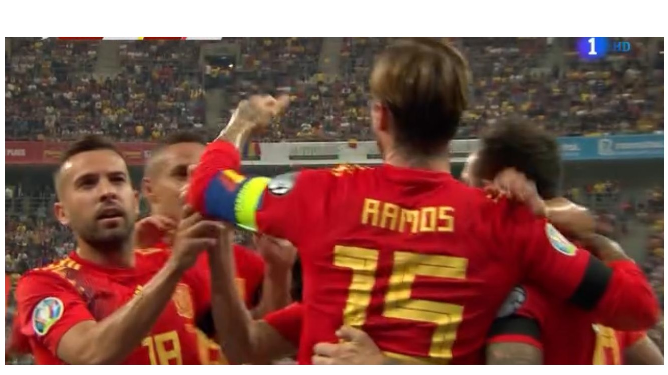 celebracion, ramos, SELECCION, ESPAÑOLA, FUTBOL, 5 septiembre, 2019, programapublicidad,