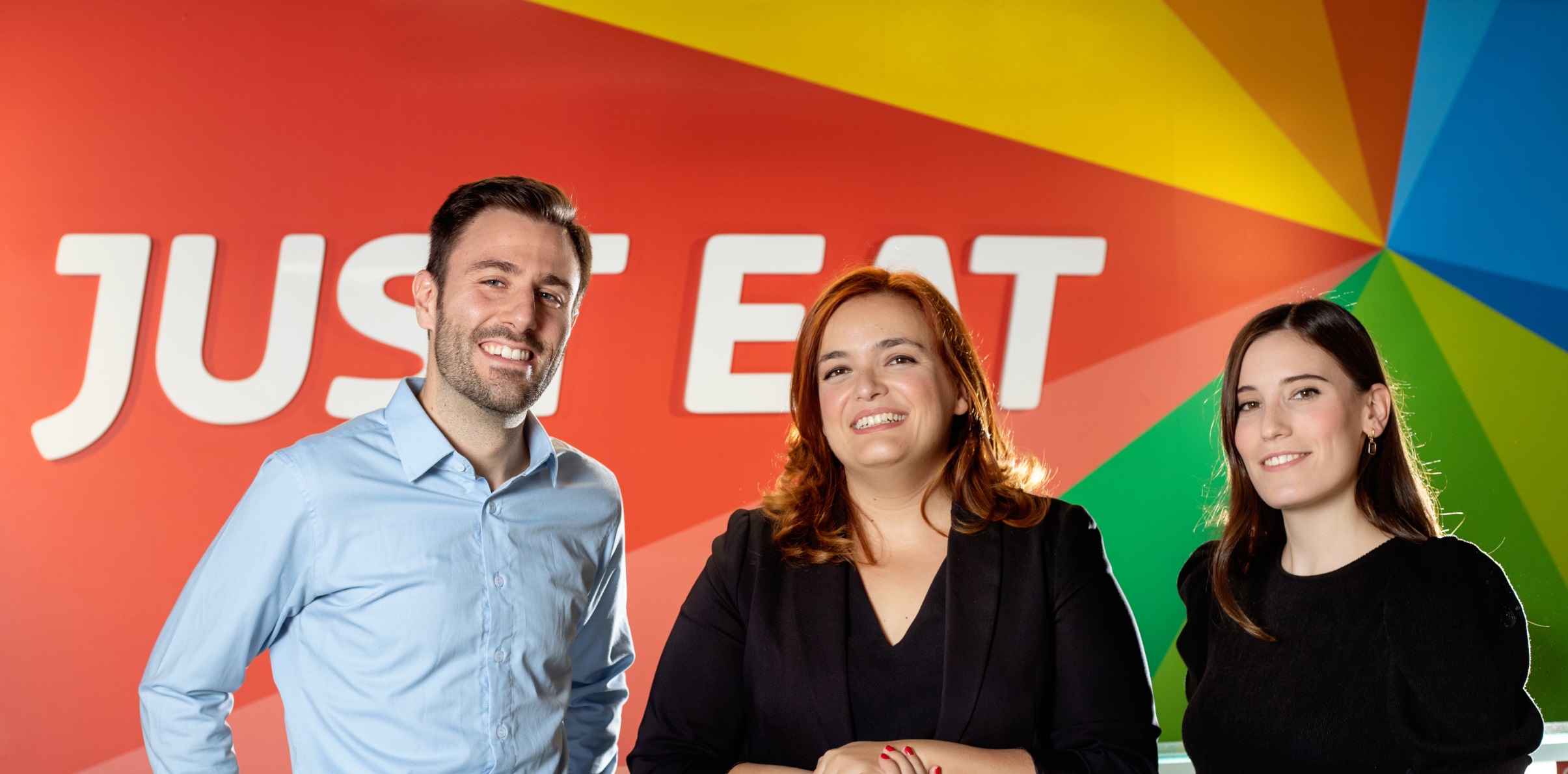 Chelo Domínguez, Icíar Luengo , Lorenzo Solís , Just Eat, programapublicidad