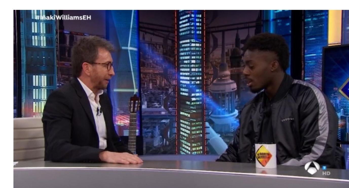 #iñakiWilliamsEH, IÑAKI WILLIAMS , EL HORMIGUERO 3.0,, 17 febrero, 2020, programapublicidad