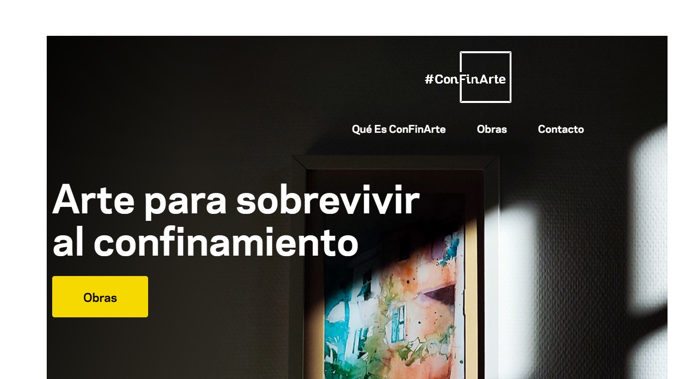 #ConFinArte, arte para sobrevivir, obras, arte, artistas, programapublicidad