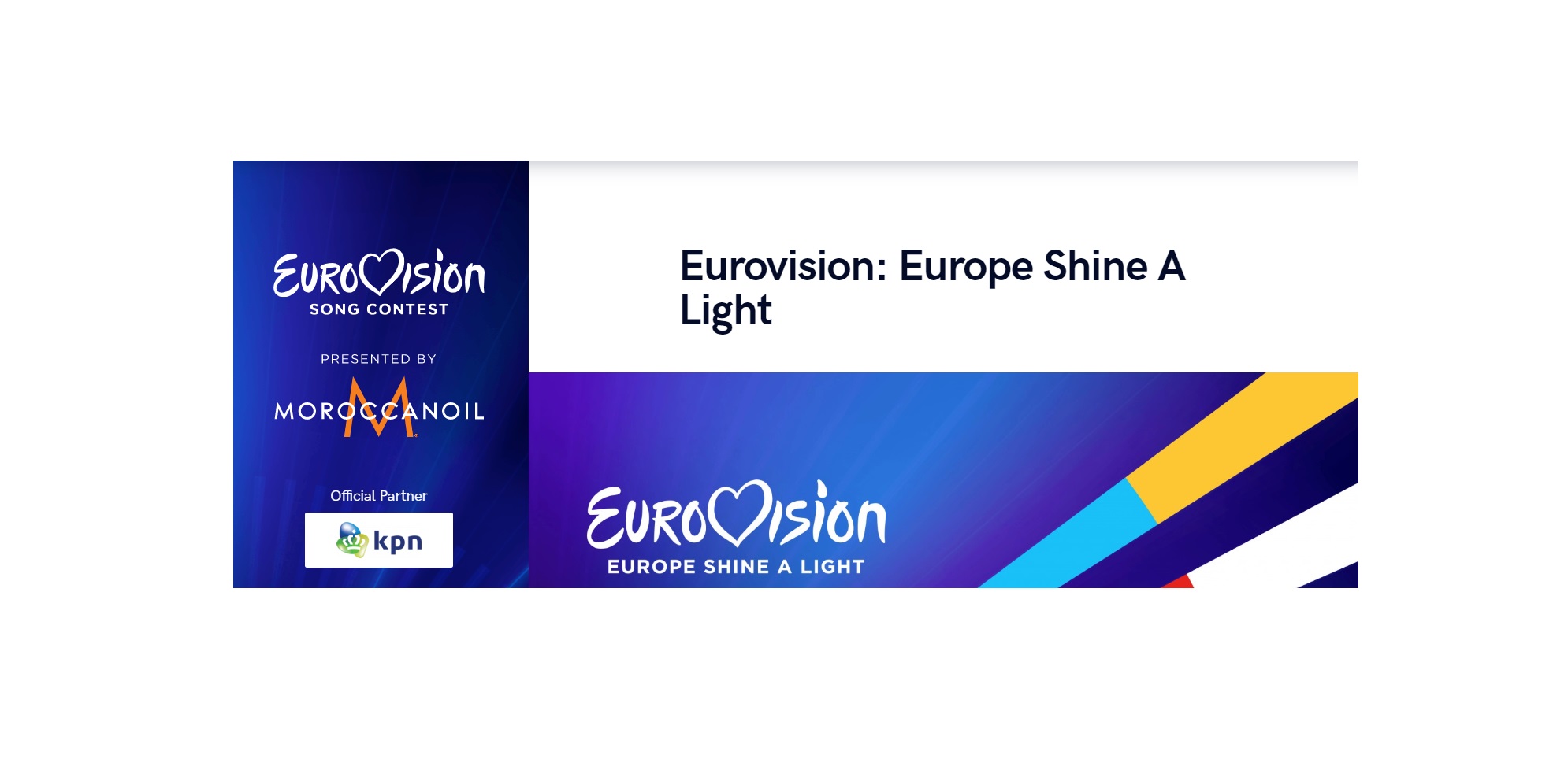 eurovision, europe shine, a light, programapublicidad