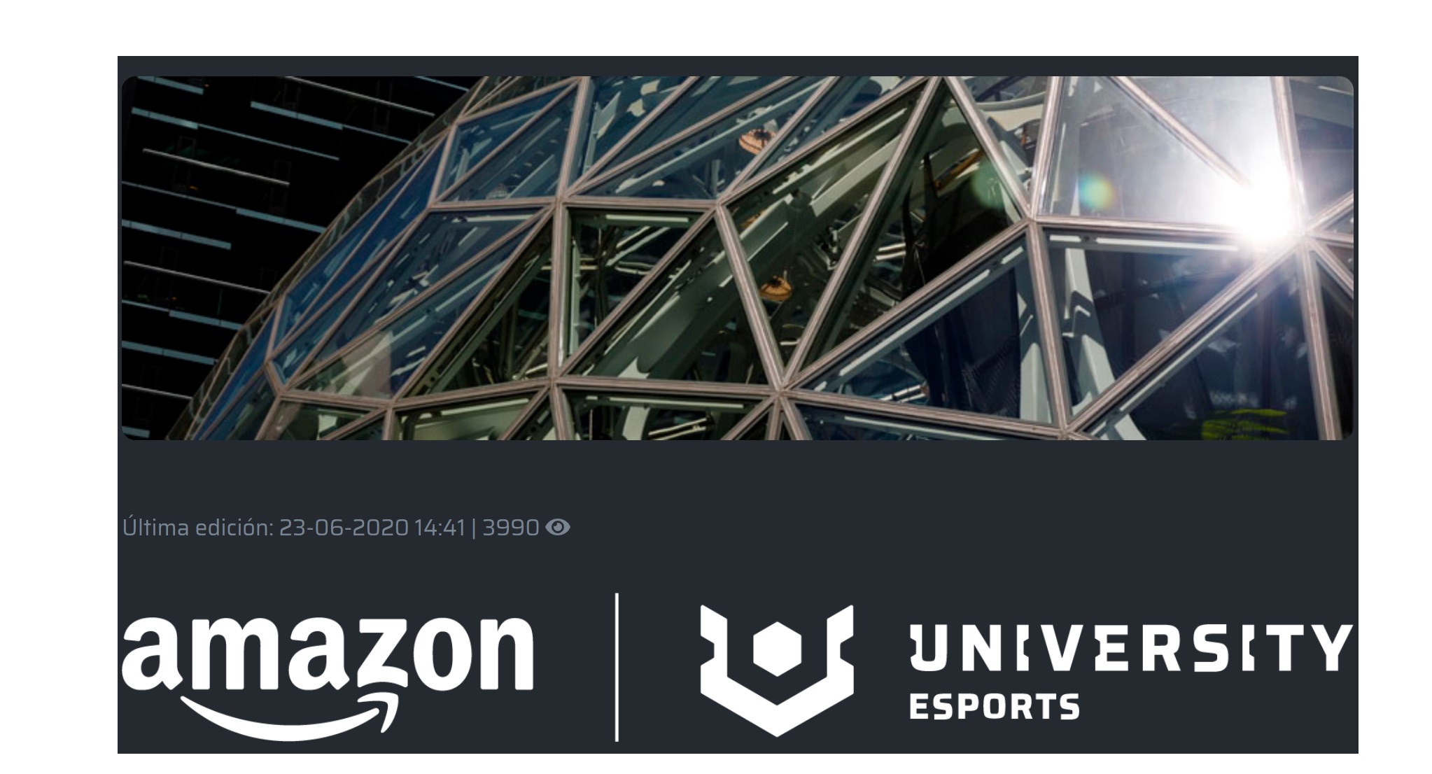 amazon, university, esports, programapublicidad