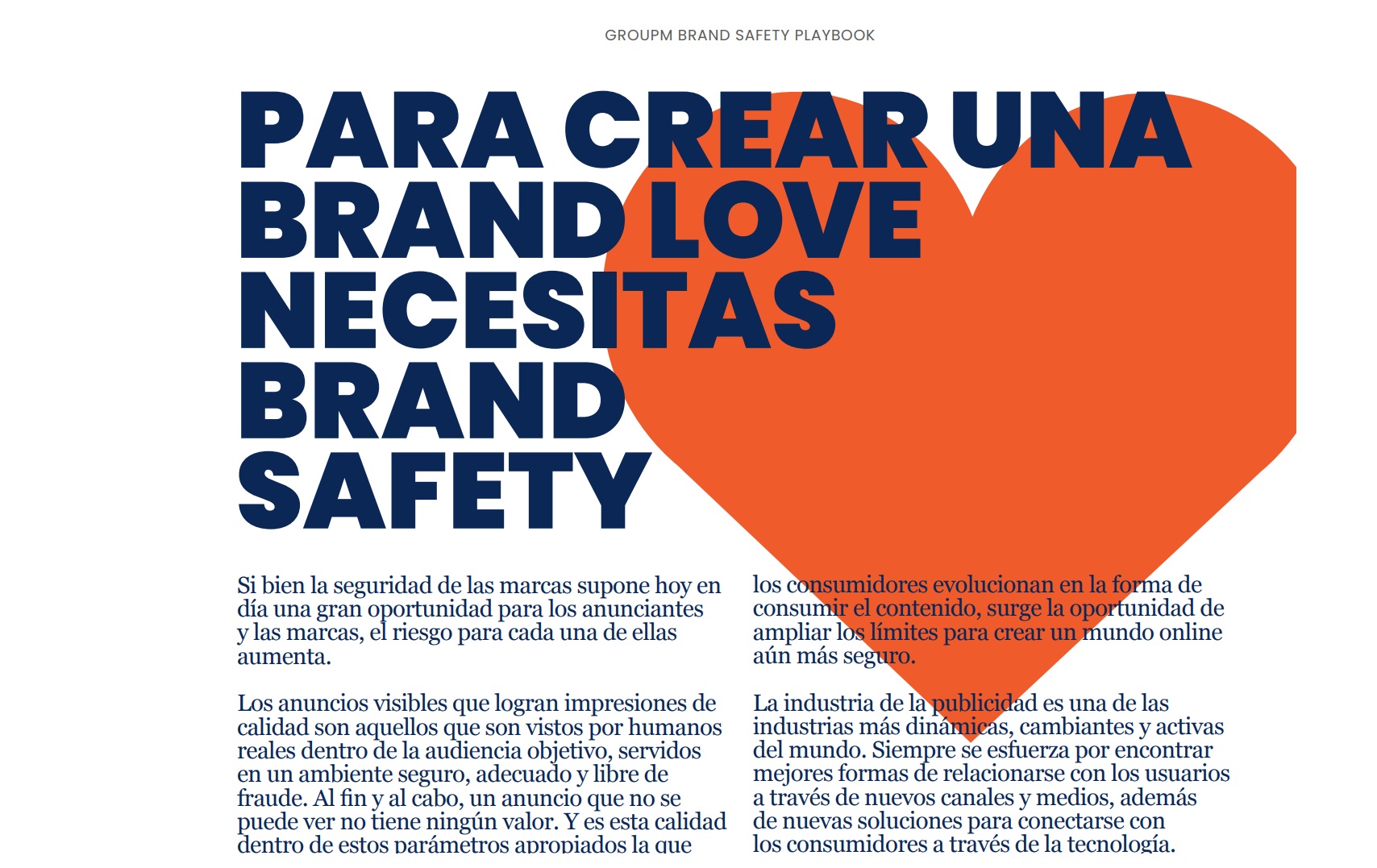 crear,brandsafety, anunciantes, groupm, programapublicidad