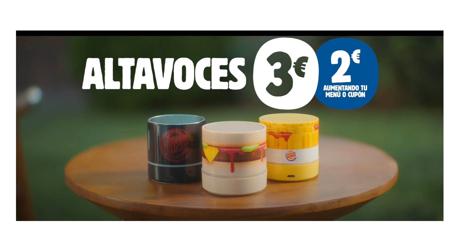 burger king, altavoces, 3€, programapublicidad