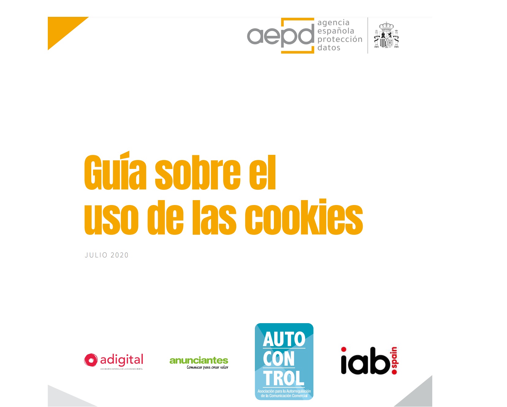 guia, uso , cookies, iab, aepd, programapublicidad