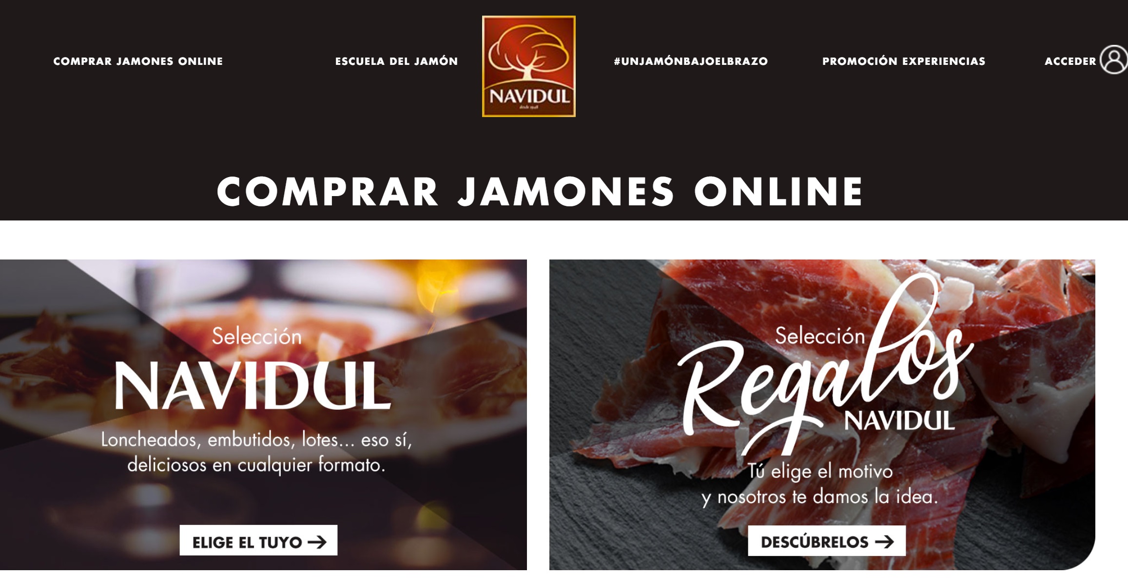 navidul, jamones online, comprar, blockchain, 2020, programapublicidad