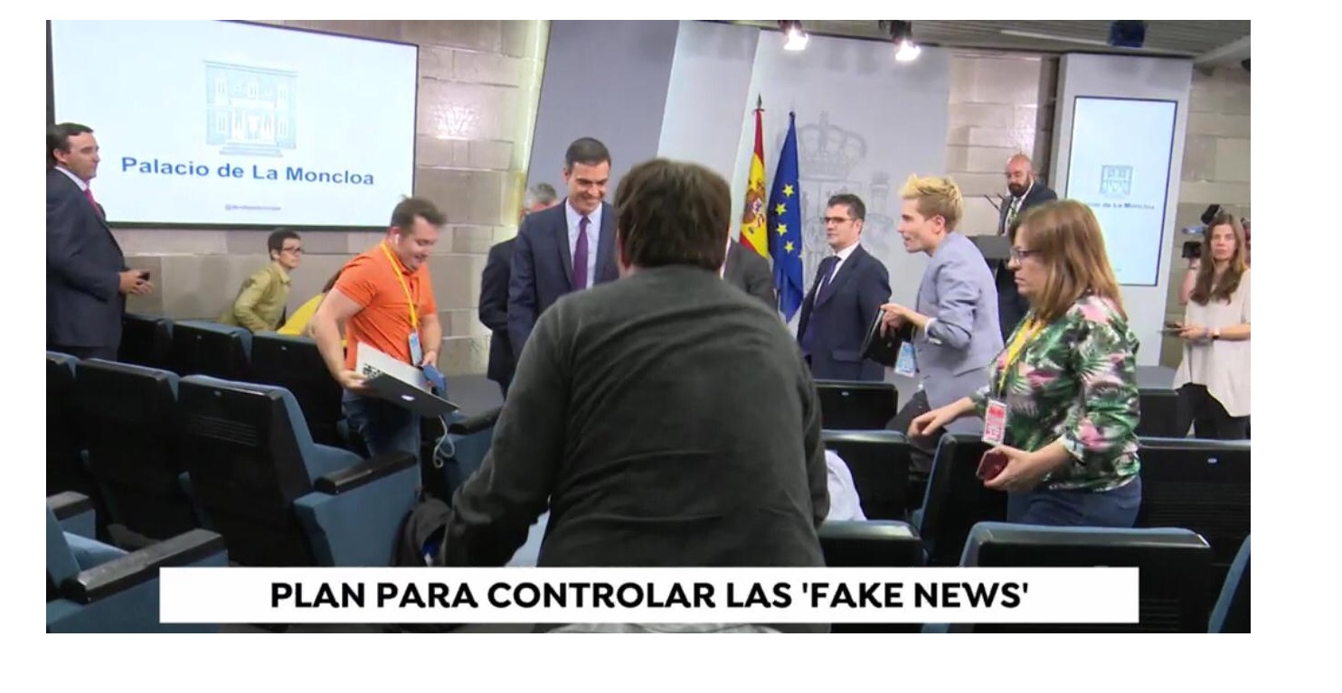 moncloa, gobierno, plan, fake news, sanchez, oliver, ivan, periodistas, programapublicidad