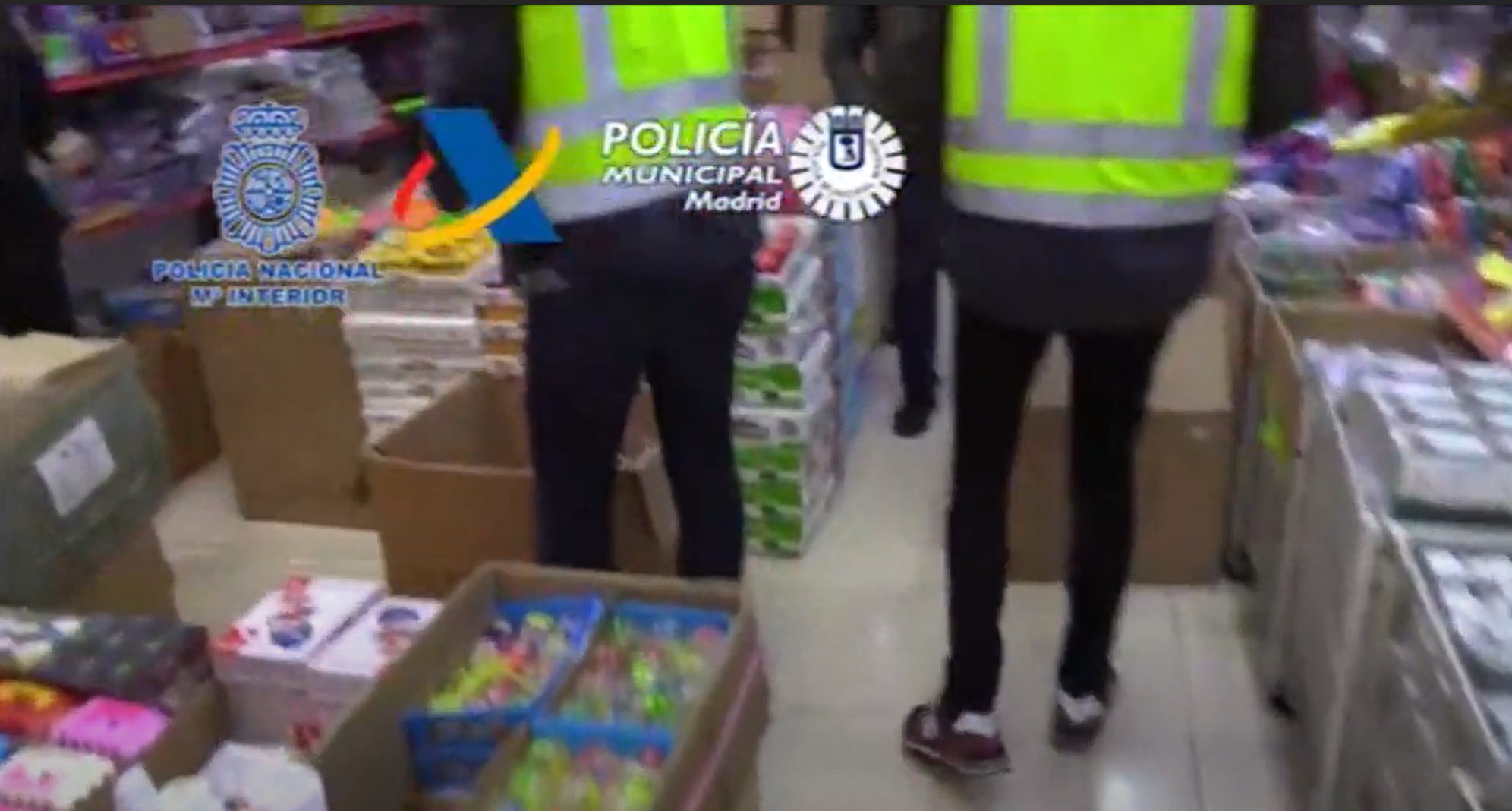 policia, Millones , juguetes , productos sanitarios , falsificados China, programapublicidad