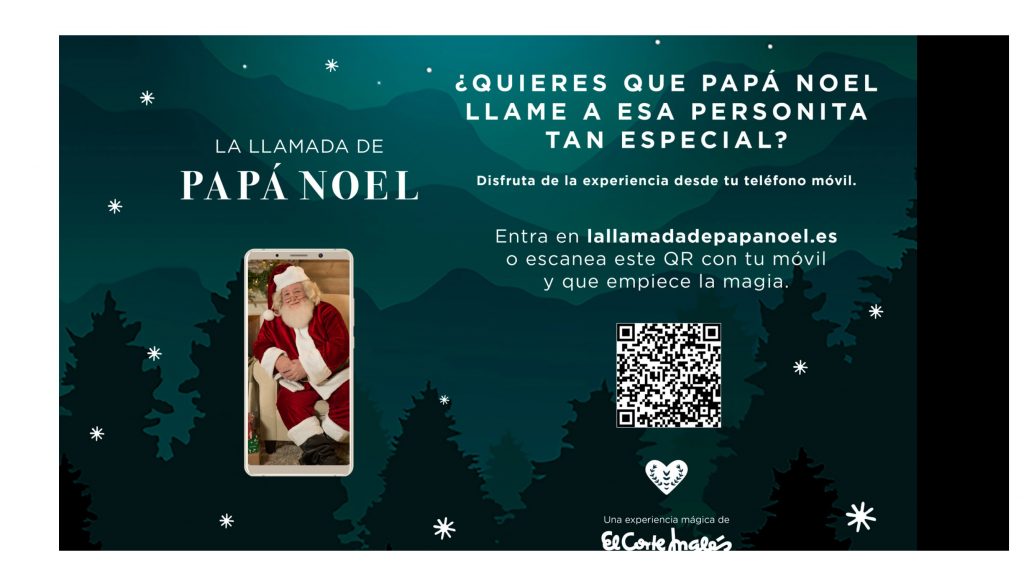 El Corte Ingles Invita A Peques A La Llamada De Papa Noel Progpublicidad