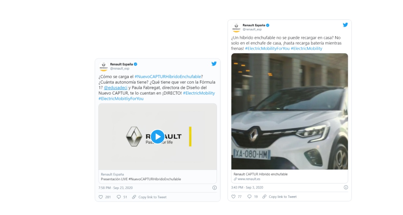 TWITTER, RENAULT, CAPTUR, programapublicidad