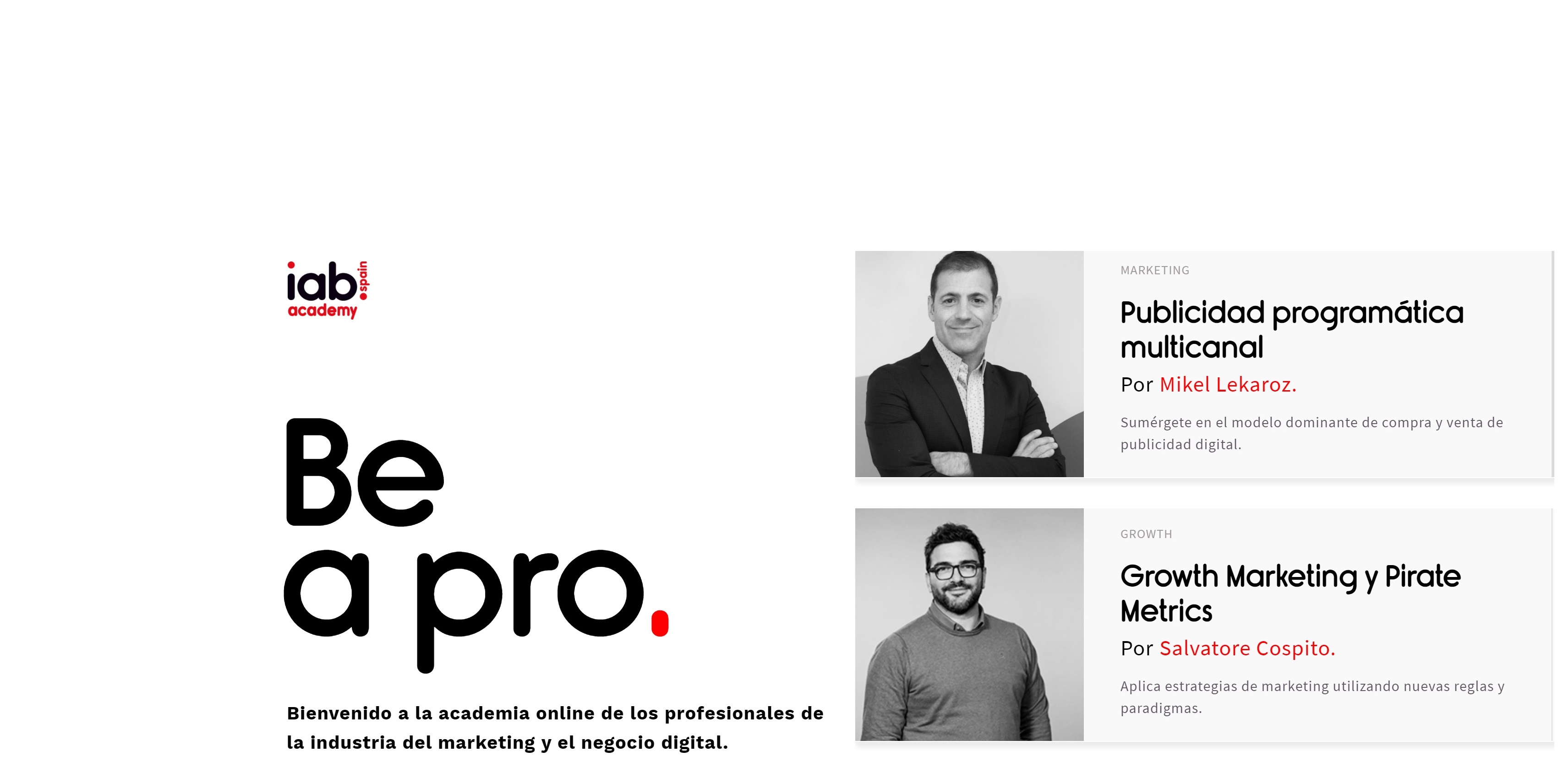 iabacademy,be a pro,iab,programapublicidad