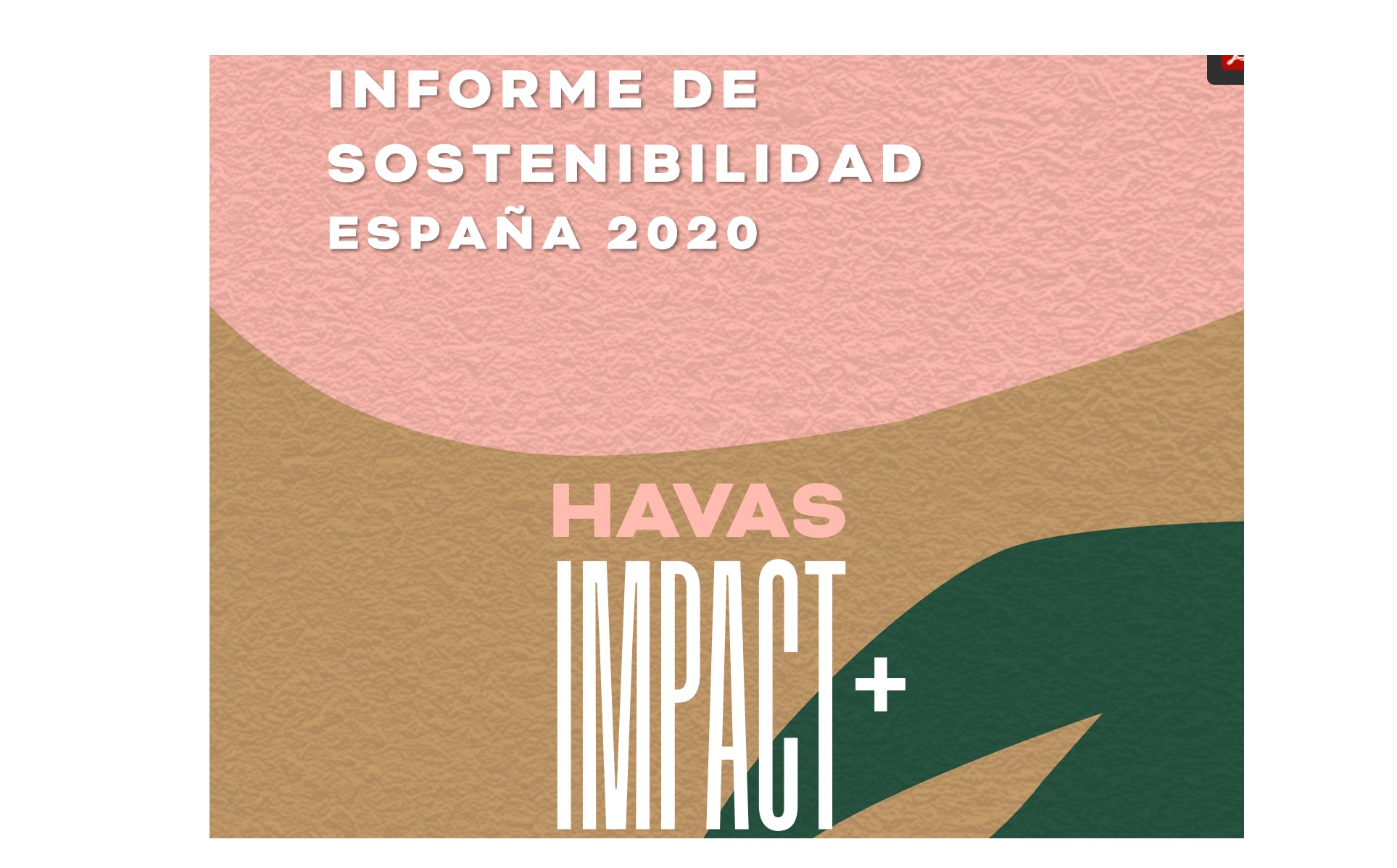 informe, sostenibilidad, HAVAS GROUP ,LANZA ,HAVAS IMPACT+ ,programapublicidad