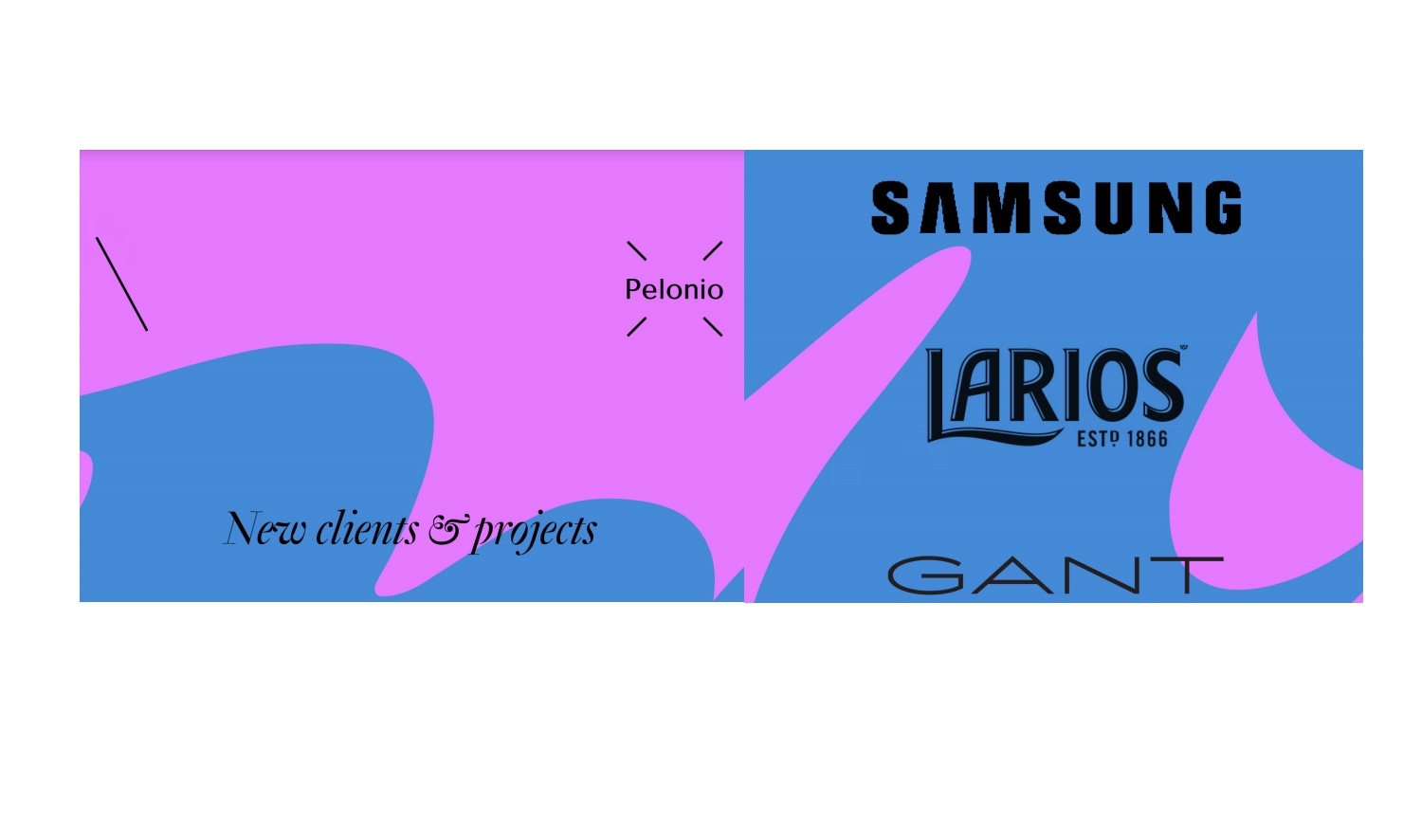 pelonio, nuevois clientes, samsung, gant, larios, programapublicidad