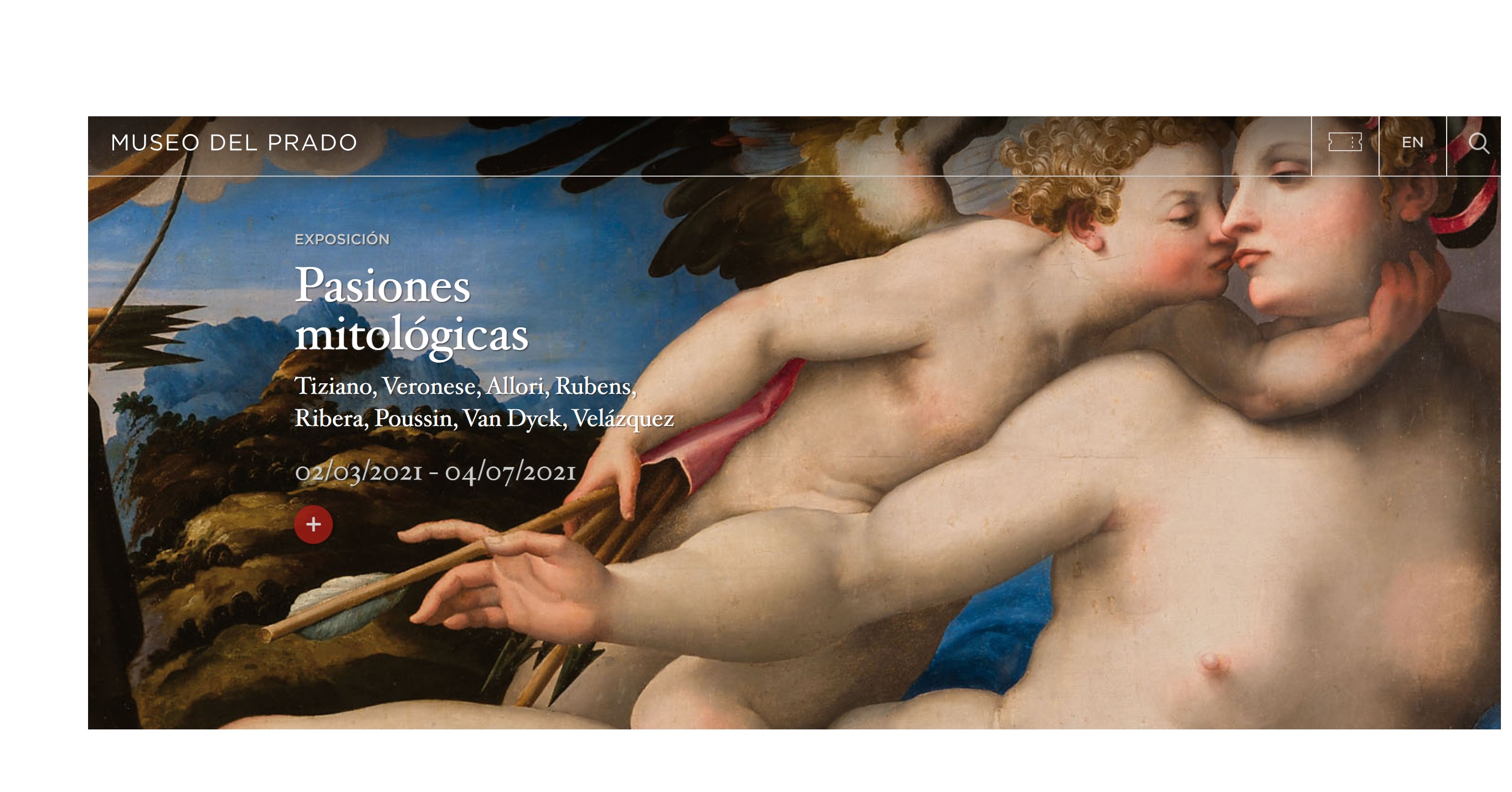 museo del prado, pasion mitologica, web, programapublicidad