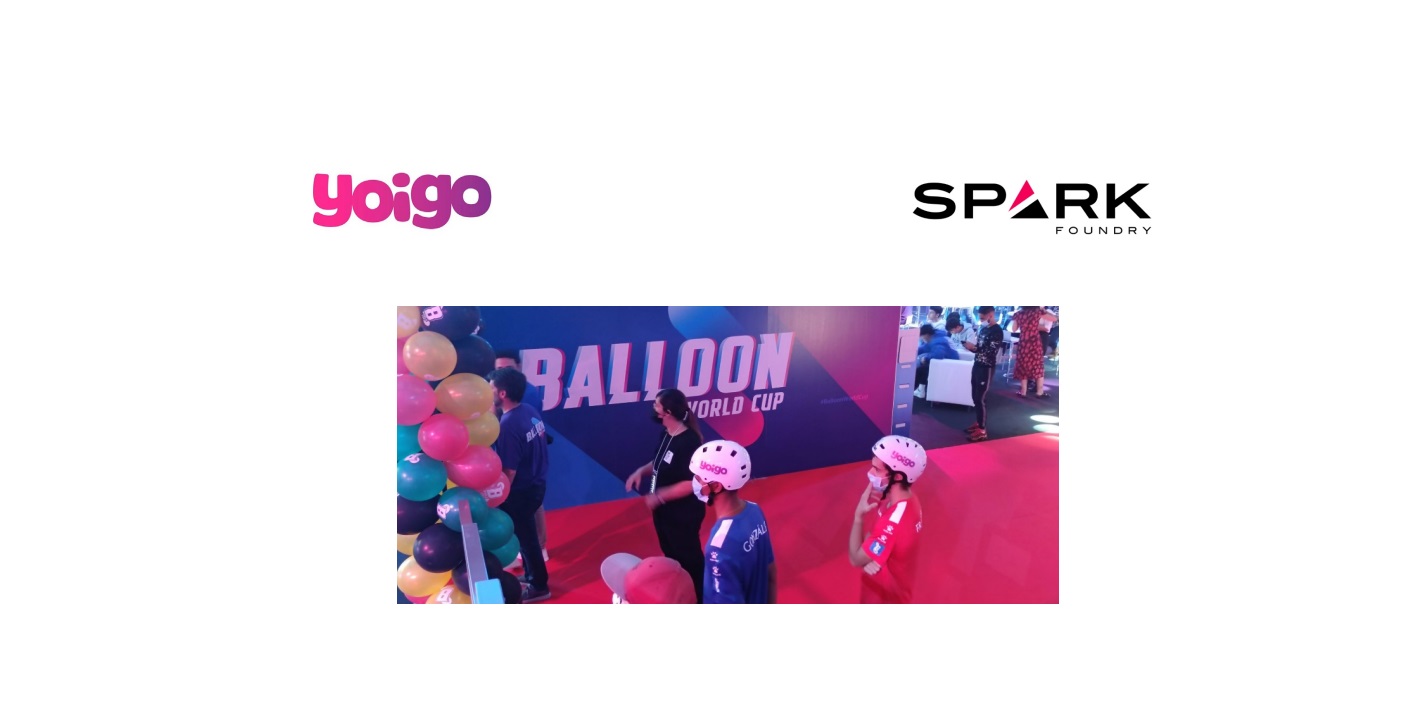 Yoigo ,Balloon World Cup ,Ibai .Piqué,Spark Foundry, programapublicidad