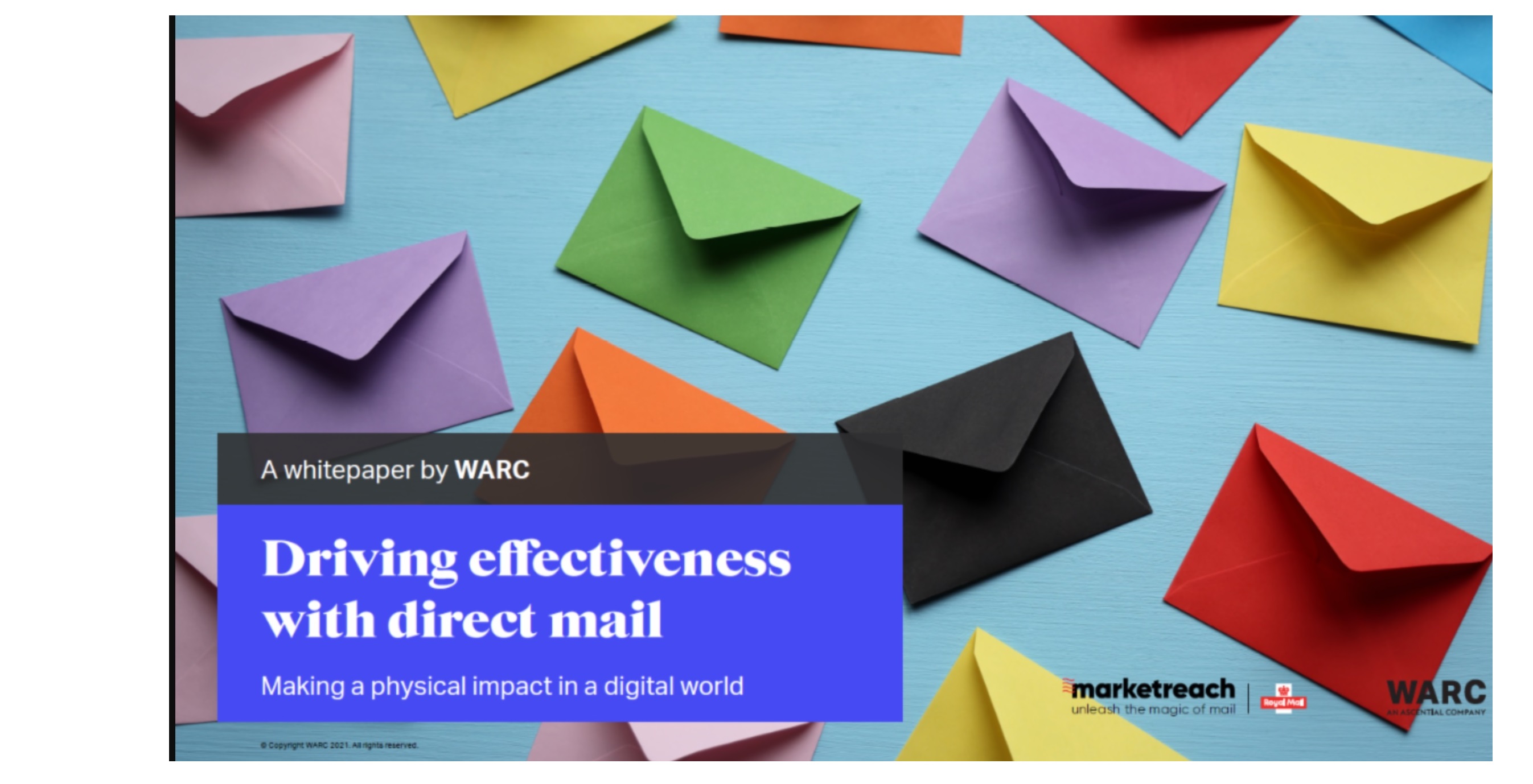 study ,WARC ,Royal Mail Marketreach direct mail,Driving Effectiveness with Direct Mail ,programapublicidad