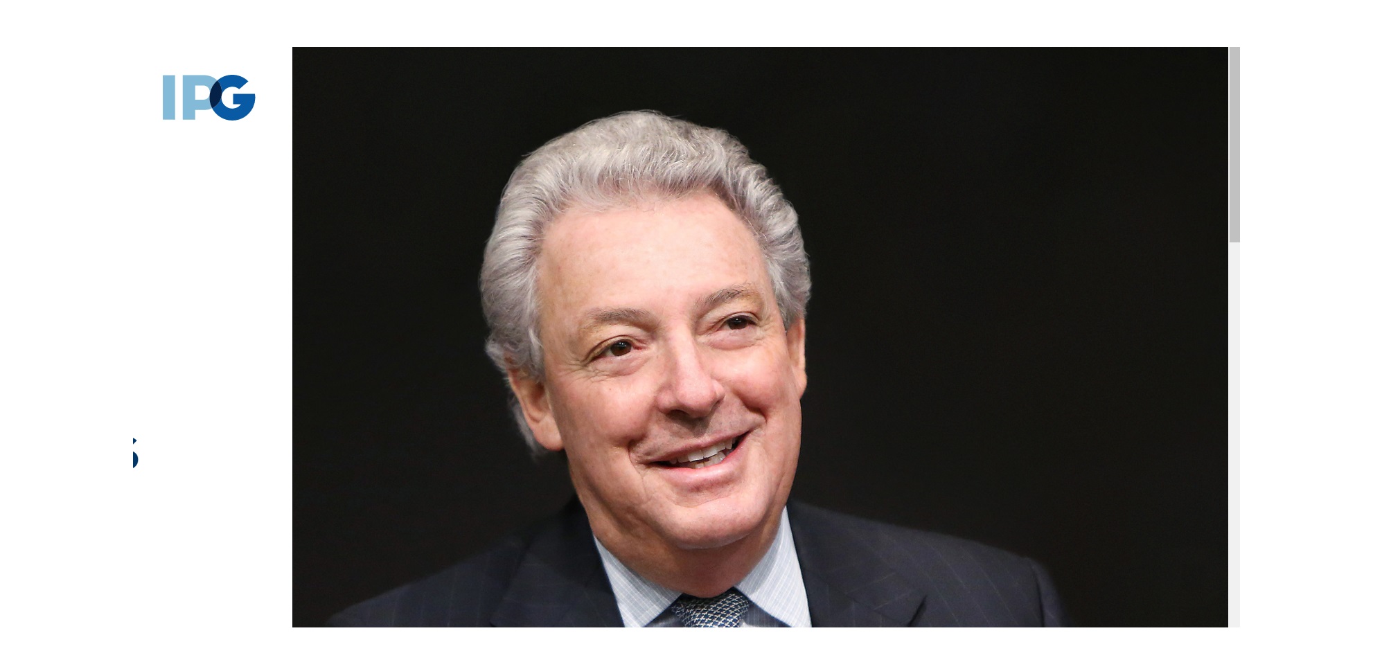 Michael Roth ,Retires ,Interpublic Chairman, ipg,programapublicidad