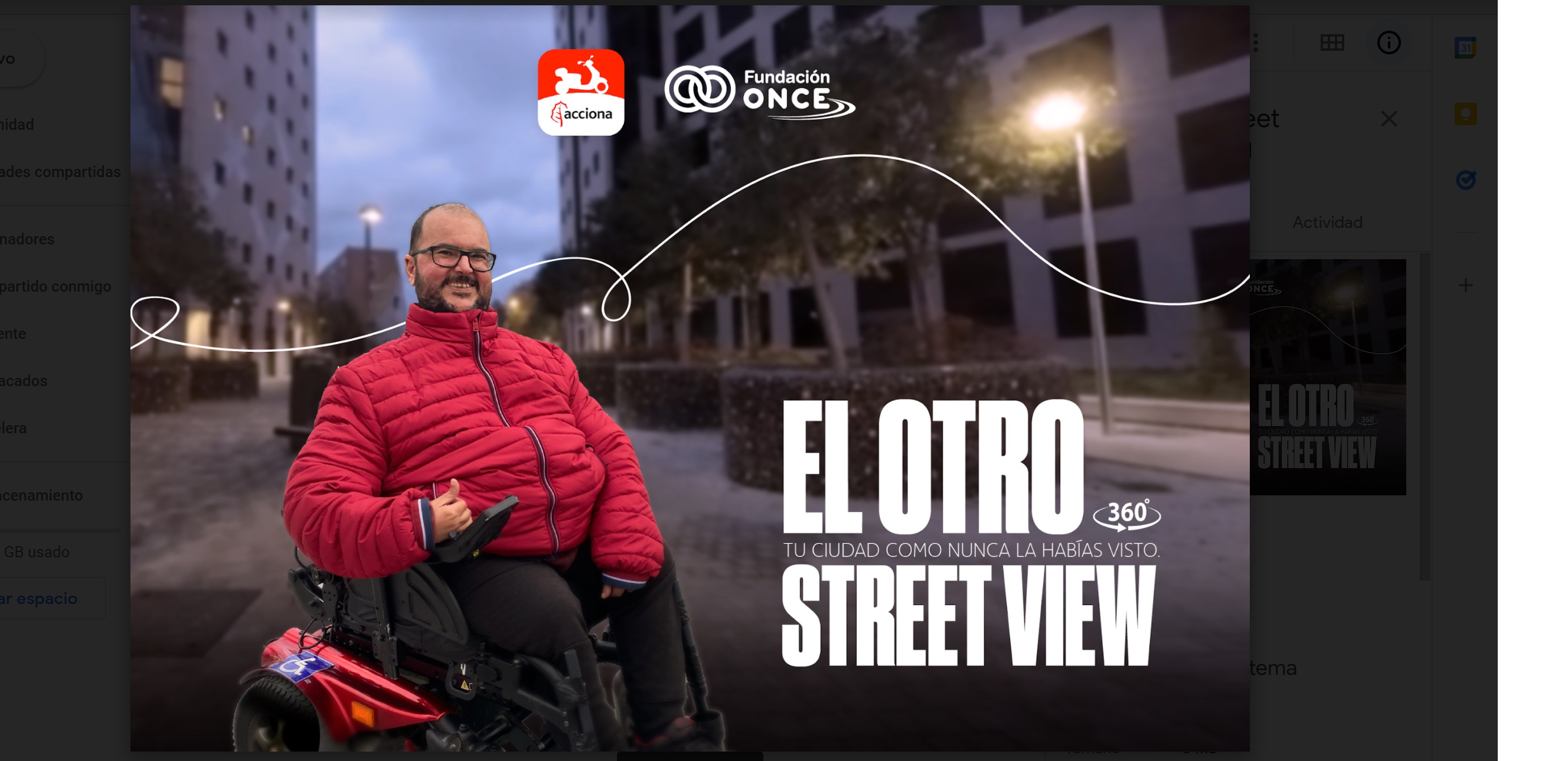 El Otro Street View ,ACCIONA , Fundación ONCE , primera campaña , ACCIONA movilidad , concienciar , ciudadanos , discapacidad ,Padre Group, programapublicidad