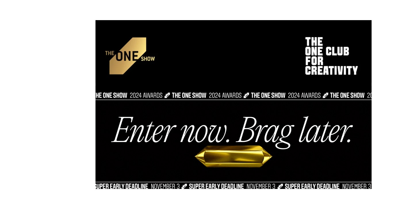 The One Show Abre Inscripciones Para Sus Premios 2024 ProgPublicidad   The One Show 2024 Open For Entries Programapublicidad 